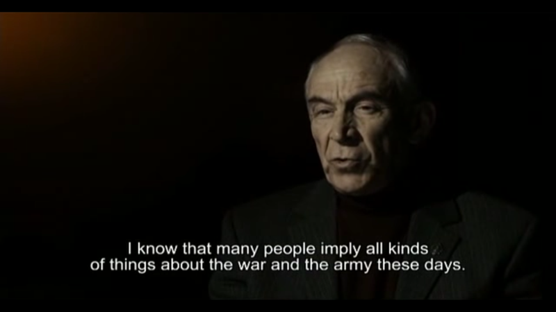 One of the actors playing a historian